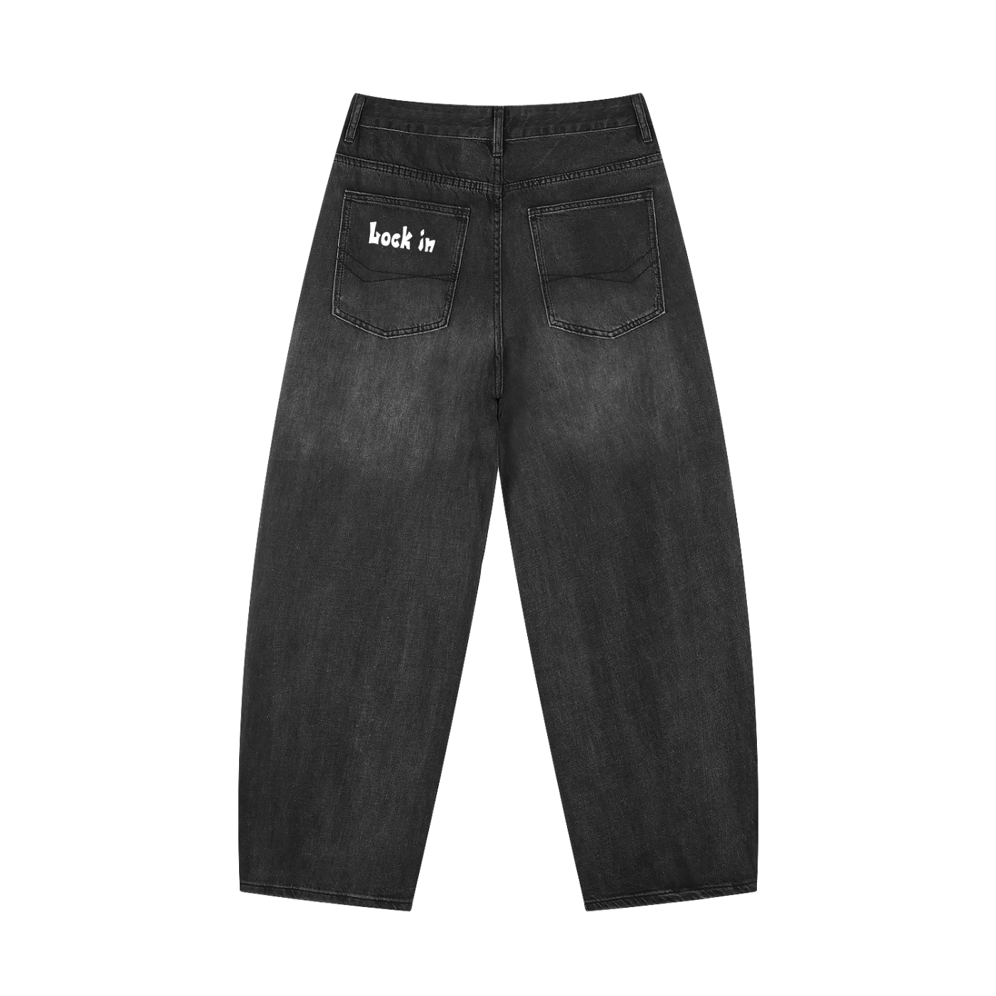 Men's Sunfade Vintage Wash Barrel Leg Jeans