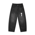 Men's Sunfade Vintage Wash Barrel Leg Jeans